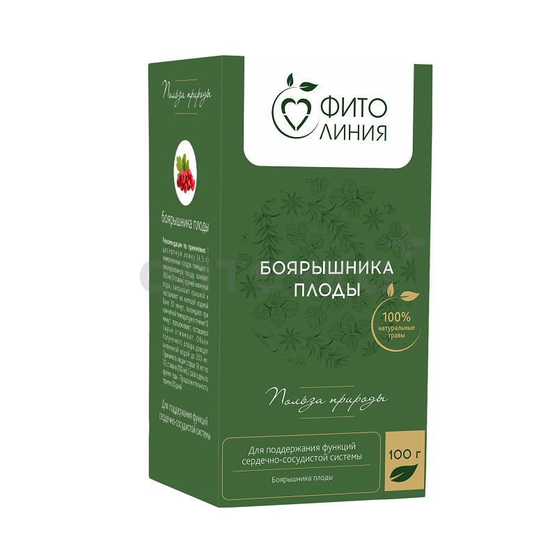 Фитолиния (БАД) (Фитолекарь Боярышника плоды   100 г )
