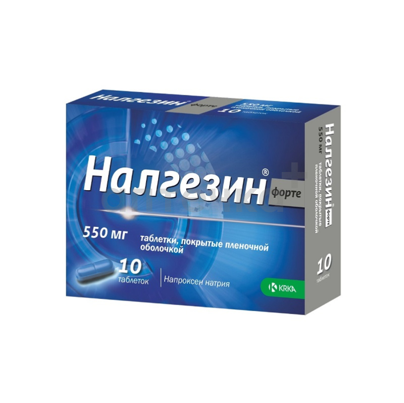 НАЛГЕЗИН ФОРТЕ (таб. п/п об. 550 мг  №10х1)