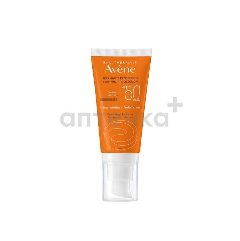 Avene Sun Care Крем солнцезащитный с тонирующим эффектом SPF 50+ (высокая степень защиты)
