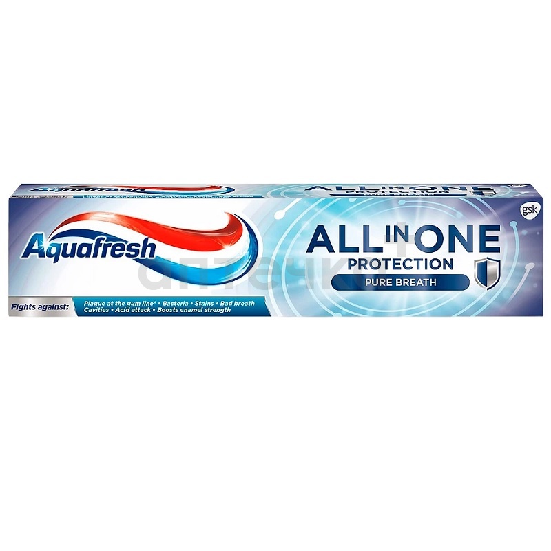Aquafresh Зубная паста All-in-One Protection Pure Breath 75 мл